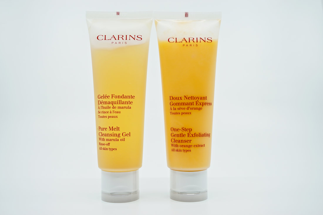 Clarins Pure Melt Cleansing Gel & Exfoliating Cleanser